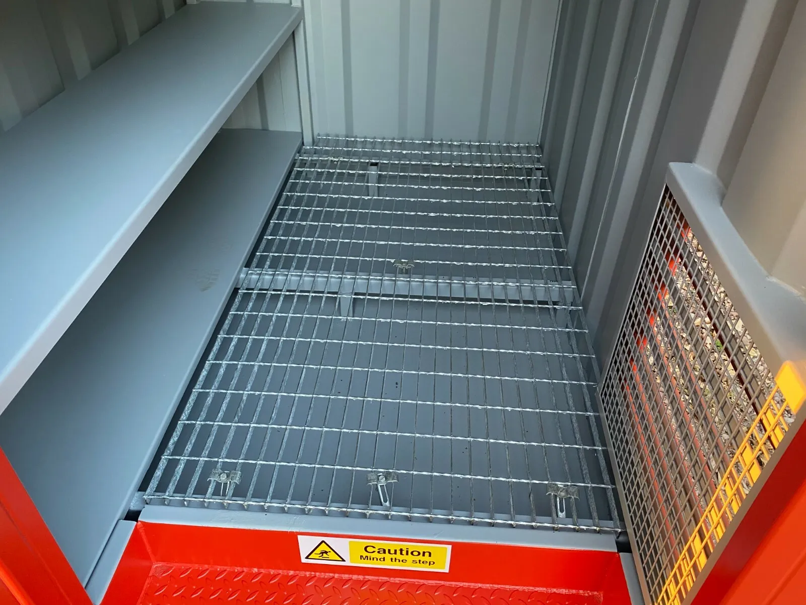 7ft x 5ft (2.2m x 1.6m) secure walk in steel chemstore/hazardous material store 7ft x 5ft (2.2m x 1.6m) secure walk in steel chemstore/hazardous material store