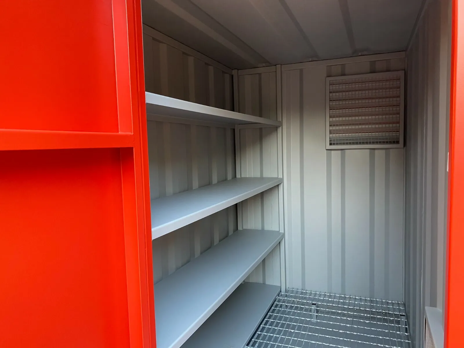 7ft x 5ft (2.2m x 1.6m) secure walk in steel chemstore/hazardous material store 7ft x 5ft (2.2m x 1.6m) secure walk in steel chemstore/hazardous material store