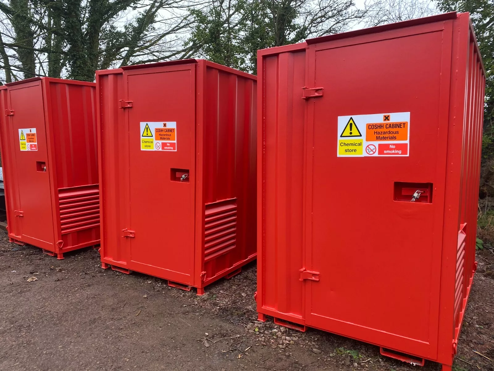 7ft x 5ft (2.2m x 1.6m) secure walk in steel chemstore/hazardous material store 7ft x 5ft (2.2m x 1.6m) secure walk in steel chemstore/hazardous material store